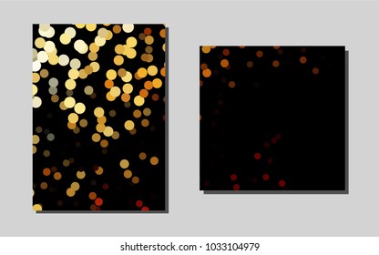 Dark Orangevector template for landing pages. Glitter abstract design concept with text box. Pattern for beautiful business cards, folders.