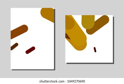 Dark Orangevector template for landing pages. Glitter abstract design concept with text box. New design for a poster, banner of your website.