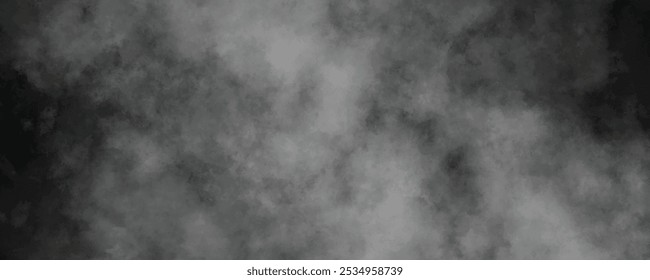 Nube nublada oscura con niebla y niebla gris etérea, creando una textura suave y temperamental para fondos atmosféricos.
