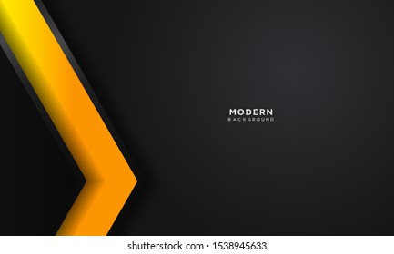 dark overlay abstract background with gold effect overlapping layers. Texture with golden effect element decoration. Luxury design concept