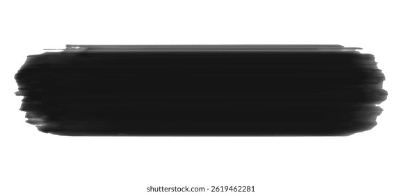 dark paint brush stroke isolated. Vector illustration