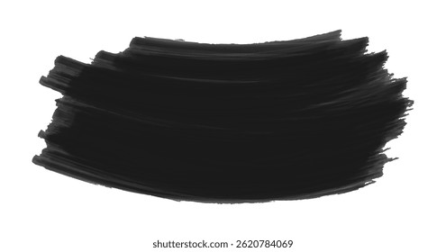 dunkler Pinselstrich einzeln. Vektorgrafik