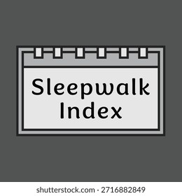 Dark panel showing a notebook tab motif framing a centered title like a catalog divider.
