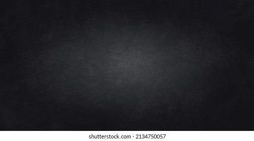 Textura panorámica oscura de la pared de textura negra - Ilustración vectorial