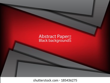 Dark paper background on red texture,vector illustration with space for text and message design.EPS10 format