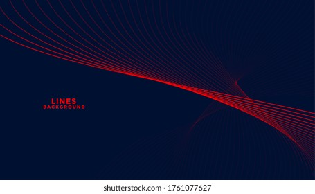 dark particles background with red wavy shapes