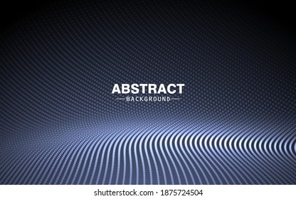 Dark particles floor banner design