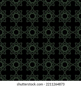 Dark Pattern with crossing thin lines Abstract geometric texture Dark Green Black Seamless linear pattern Textile Fabric design wrapping Vector illustration Textile swatch Background Line Print EPS 10