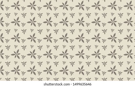 Dark Pear Background and Iris Leaves Triangle Pattern Background