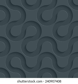 Dark perforated paper with cut out effect. See others in a Perforated Paper Set. Vector EPS10.