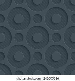 Dark perforated paper with cut out effect. See others in a Perforated Paper Set. Vector EPS10.