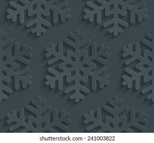 Dark perforated paper with cut out effect. See others in a Perforated Paper Set. Vector EPS10.
