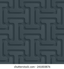 Dark perforated paper with cut out effect. See others in a Perforated Paper Set. Vector EPS10.