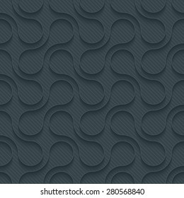 Dark perforated paper with outline extrude effect. 3d seamless background. See others in My Perforated Paper Sets.