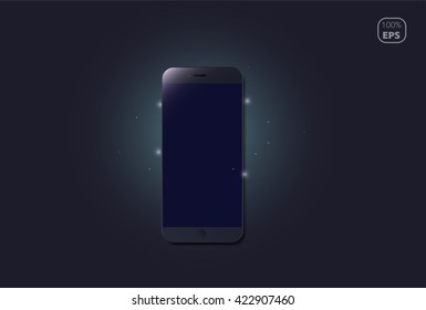 dark phone mockup