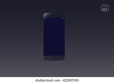 dark phone mockup