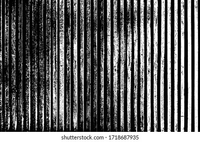 Textura vectorial en blanco negro de tablas viejas. Fondo de las estrías brutas