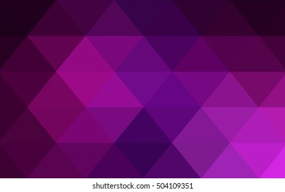 Dark pink abstract mosaic template. A vague abstract illustration with gradient. The template can be used as a background for cell phones.