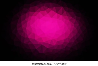 Dark pink abstract polygonal background. An elegant bright illustration with gradient. The textured pattern can be used for background.