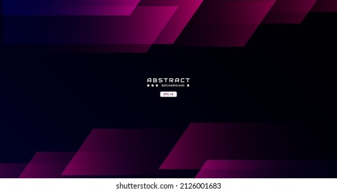 dark pink background with abstract square shape, arrow, dynamic and sport banner concept.