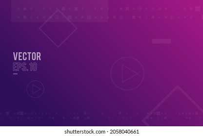 dark pink background, random minimalist abstract illustration vector for logo, card, banner, web and printing.