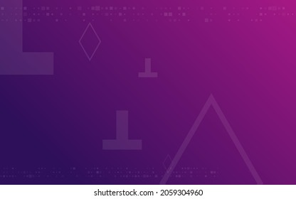fondo rosa oscuro, vector de ilustración abstracta al azar minimalista para logotipo, tarjeta, banner, web e impresión.