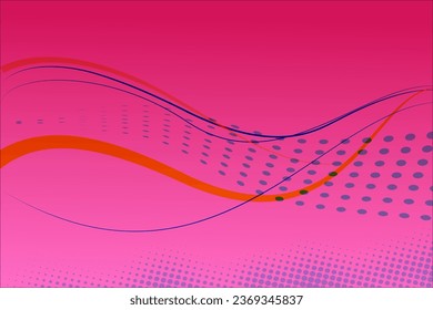 dark pink background scary vibe but with artistic wave design