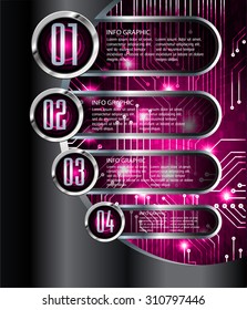 dark pink black silver Web Design Website Elements Template for graphic internet. text box. label. infographics. metal. card. pixel. Metals, alloys, steel, aluminum. button