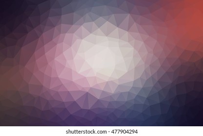 Dark pink, blue abstract mosaic template. Colorful illustration in abstract style with gradient. The elegant pattern can be used as part of a brand book.