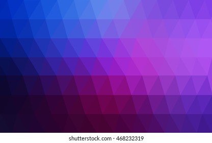 Dark pink, blue abstract polygonal background. A sample with polygonal shapes. The polygonal design can be used for your web site.