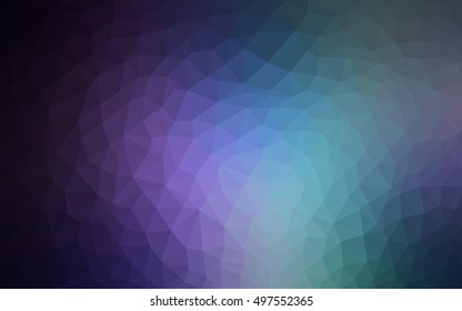 Dark pink, blue abstract polygonal background. Shining colored illustration in a brand-new style. The completely new template can be used for your brand book.