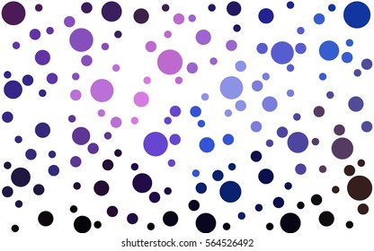 Dark Pink Blue abstract seamless pattern with circles. Geometry pattern for fabric. Textile background. Stock vector.