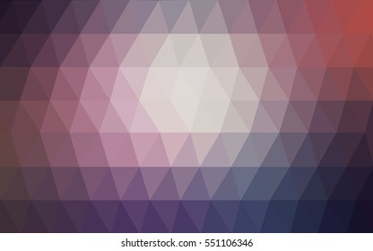 Dark Pink Blue abstract textured polygonal background. Vector blurry triangle design. Pattern can be used for background.