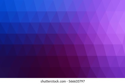 Dark Pink Blue abstract textured polygonal background. Vector blurry triangle design. Pattern can be used for background.