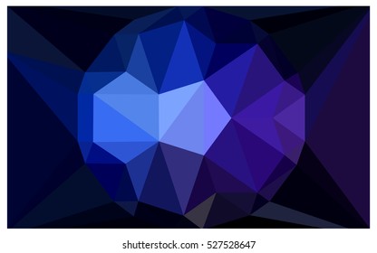 Dark Pink Blue modern geometrical abstract background. Texture, seamless background. Geometric background in Origami style with gradient. 
