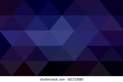 Dark pink, blue polygon abstract background. An elegant bright illustration with gradient. Brand-new style for your business design.