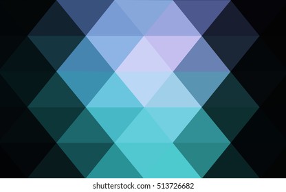 Dark pink, blue polygon abstract template. A completely new color illustration in a vague style. A new texture for your design.