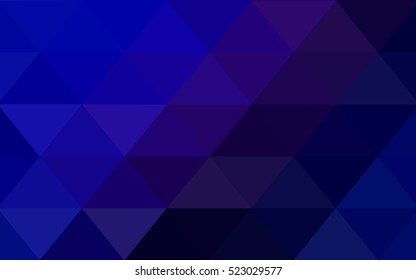 Dark pink, blue polygon abstract template. Shining colored illustration in a brand-new style. A completely new template for your business design.