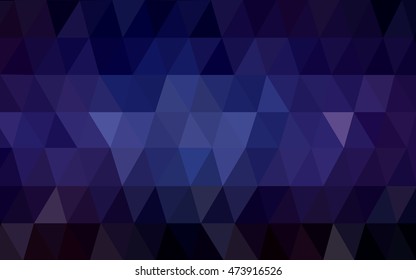Dark pink, blue polygonal pattern. Glitter abstract illustration with an elegant design. A completely new design for your business.