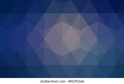 Dark pink, blue polygonal pattern. An elegant bright illustration with gradient. A new texture for your design.