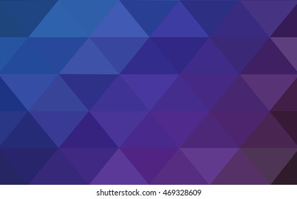 Dark pink, blue polygonal template. Shining colored illustration in a brand-new style. The elegant pattern can be used as part of a brand book.
