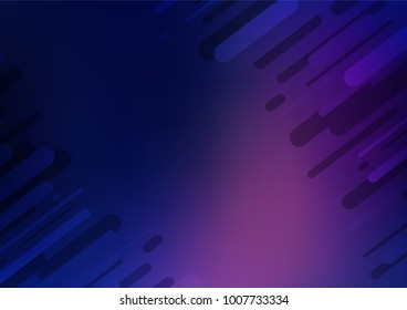Dark Pink, Blue vector abstract doodle background. Creative illustration in blurred style with doodles and Zen tangles. Brand-new style for your business design.