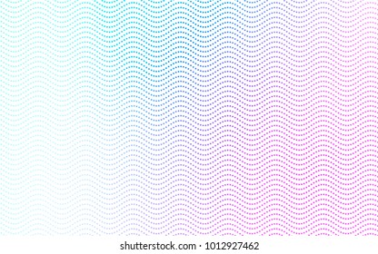 Dark Pink, Blue vector abstract pattern with circles. Geometry template for your business design. Background with colored spheres.