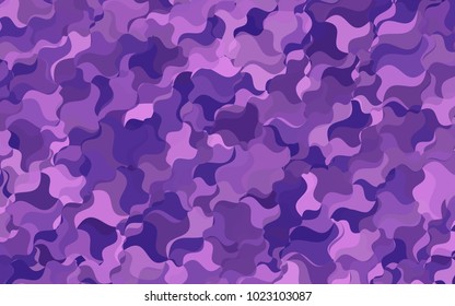 Dark Pink, Blue vector abstract cambered pattern. A sample with blurred shapes. The polygonal design can be used for your web site.