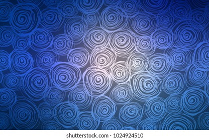 Dark Pink, Blue vector abstract doodle template. Shining colored illustration with roses in doodle style. The doodle design can be used for your web site.