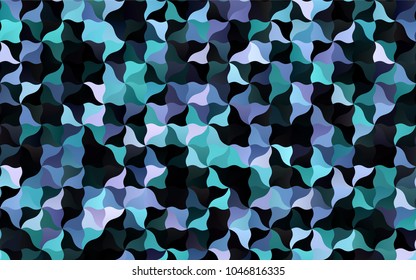 Dark Pink, Blue vector abstract blurred background. Colorful abstract illustration with gradient crooked lines. The pattern of blurred lines for your business design.
