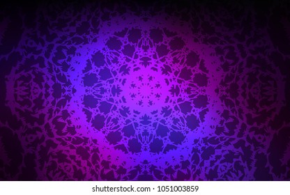 Dark Pink, Blue vector abstract doodle wallpaper. Shining colored illustration with childish doodles in Arabic style. The best blurred design for your business.