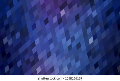 Dark Pink, Blue vector abstract textured polygonal background. Blurry rectangular design. The pattern with repeating rectangles can be used for background.