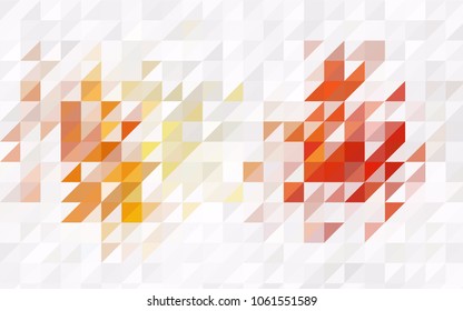 Dark Pink, Blue vector abstract colorful background, which consist of triangles. Pattern with colored triangles on white background.