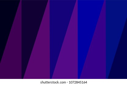 Dark Pink, Blue vector abstract polygonal pattern. Creative illustration in halftone style with gradient. The polygonal design can be used for your web site.
